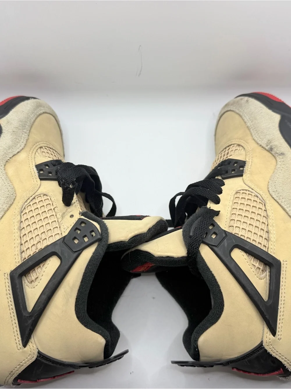 Jordan Men’s Sneakers - Tan/Black/Red